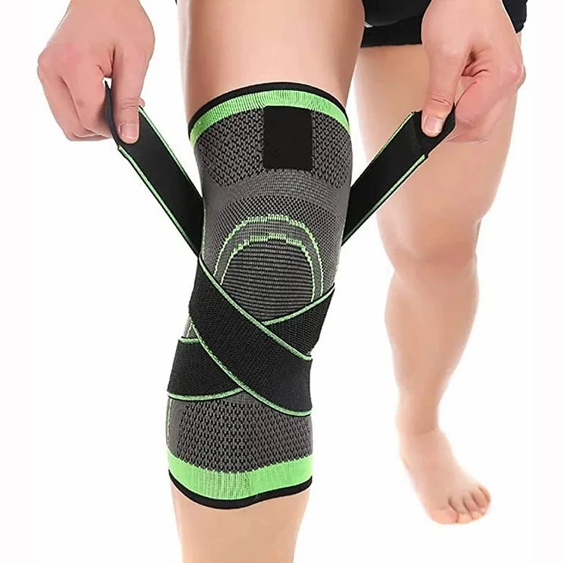 Knie-Kompressionsmanschette, Knieorthese, Kniestütze zum Laufen, Fitnessstudio, Workout, Sport, zur Linderung von Gelenkschmerzen und Arthritis, Knieschoner – 1 Stück