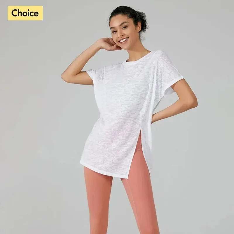 2023 sommer Yoga Tops Sport Hemd Frauen Fitness Gym Top Yoga Lauf T-shirts Weibliche Sport Top Schnell Trocknend Workout Tops für Frauen