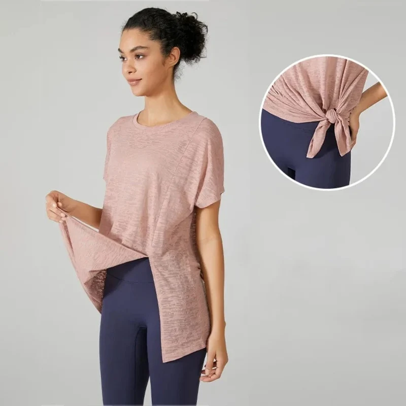 2023 sommer Yoga Tops Sport Hemd Frauen Fitness Gym Top Yoga Lauf T-shirts Weibliche Sport Top Schnell Trocknend Workout Tops für Frauen