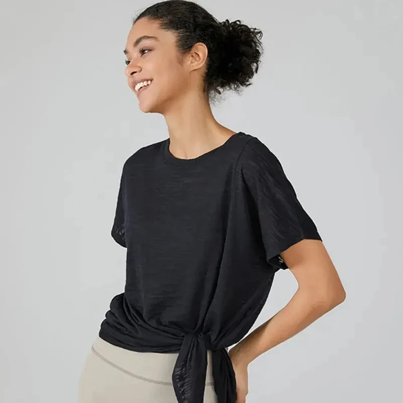 2023 sommer Yoga Tops Sport Hemd Frauen Fitness Gym Top Yoga Lauf T-shirts Weibliche Sport Top Schnell Trocknend Workout Tops für Frauen