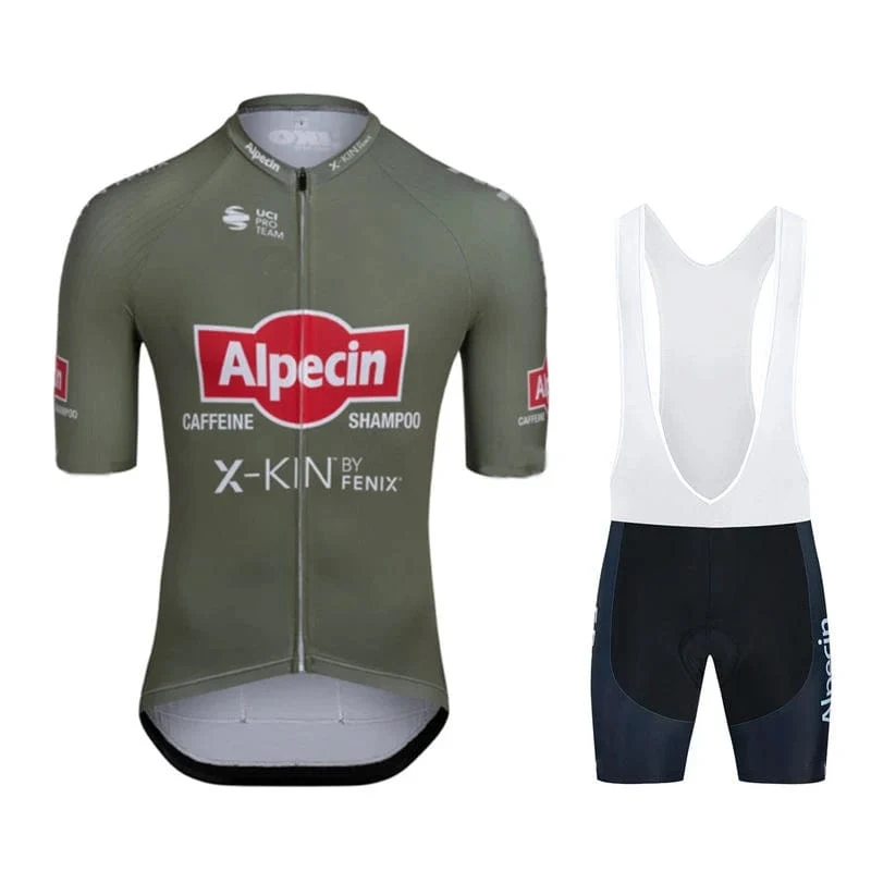 2023 Alpecin Fenix ​​Radfahren Jersey Set männer Rennrad Shirts Anzug Fahrrad Bib Shorts MTB Tragen Maillot Culotte Radfahren Kleidung