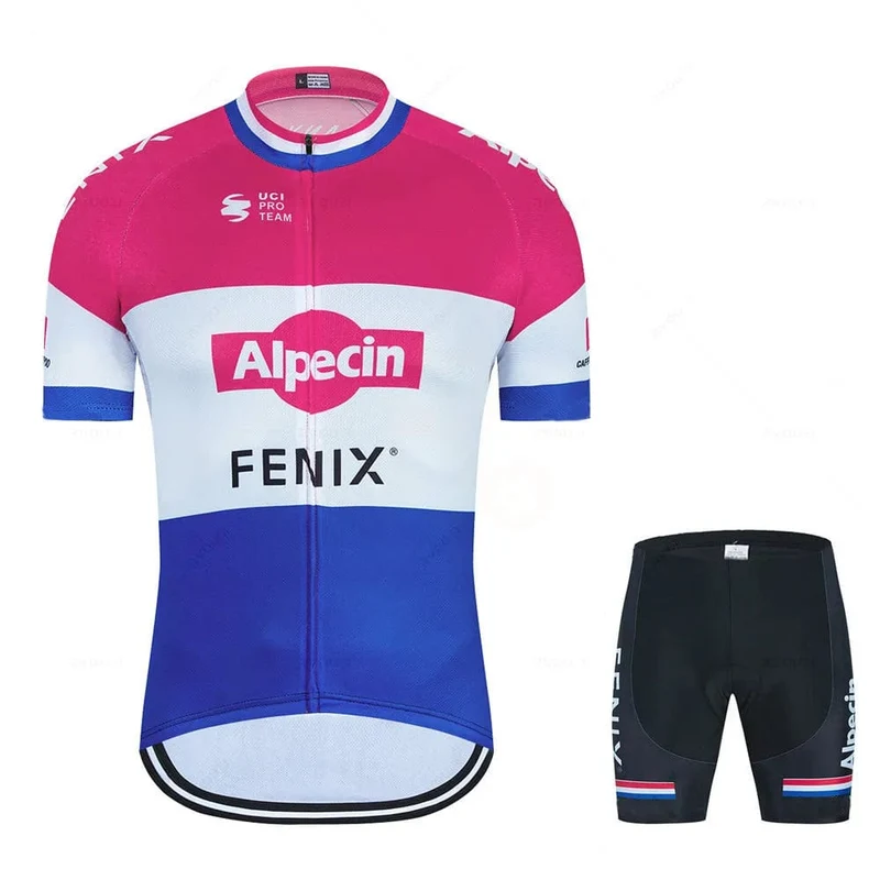 2023 Alpecin Fenix ​​Radfahren Jersey Set männer Rennrad Shirts Anzug Fahrrad Bib Shorts MTB Tragen Maillot Culotte Radfahren Kleidung