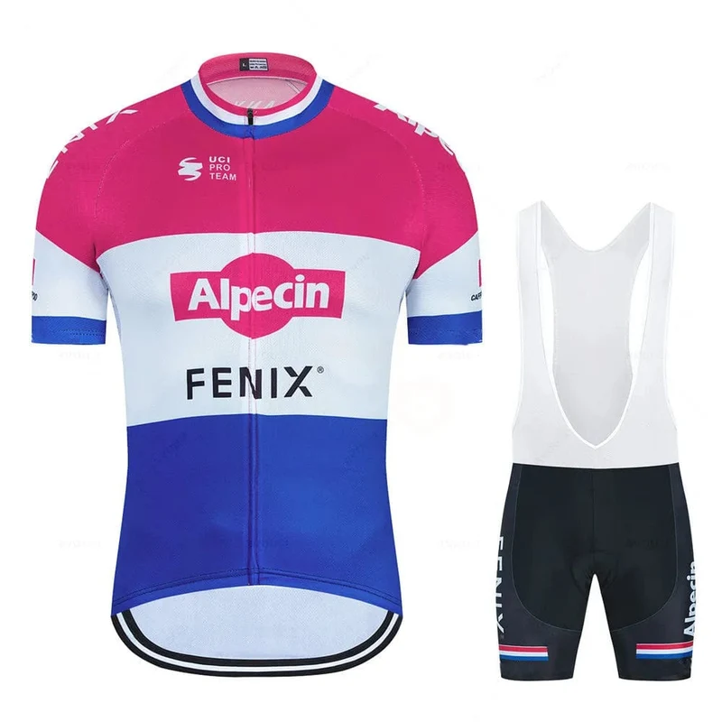 2023 Alpecin Fenix ​​Radfahren Jersey Set männer Rennrad Shirts Anzug Fahrrad Bib Shorts MTB Tragen Maillot Culotte Radfahren Kleidung