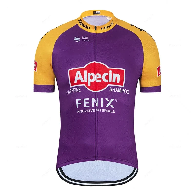 2023 Alpecin Fenix ​​Radfahren Jersey Set männer Rennrad Shirts Anzug Fahrrad Bib Shorts MTB Tragen Maillot Culotte Radfahren Kleidung