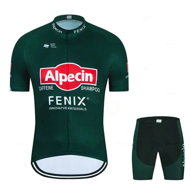 2023 Alpecin Fenix ​​Radfahren Jersey Set männer Rennrad Shirts Anzug Fahrrad Bib Shorts MTB Tragen Maillot Culotte Radfahren Kleidung