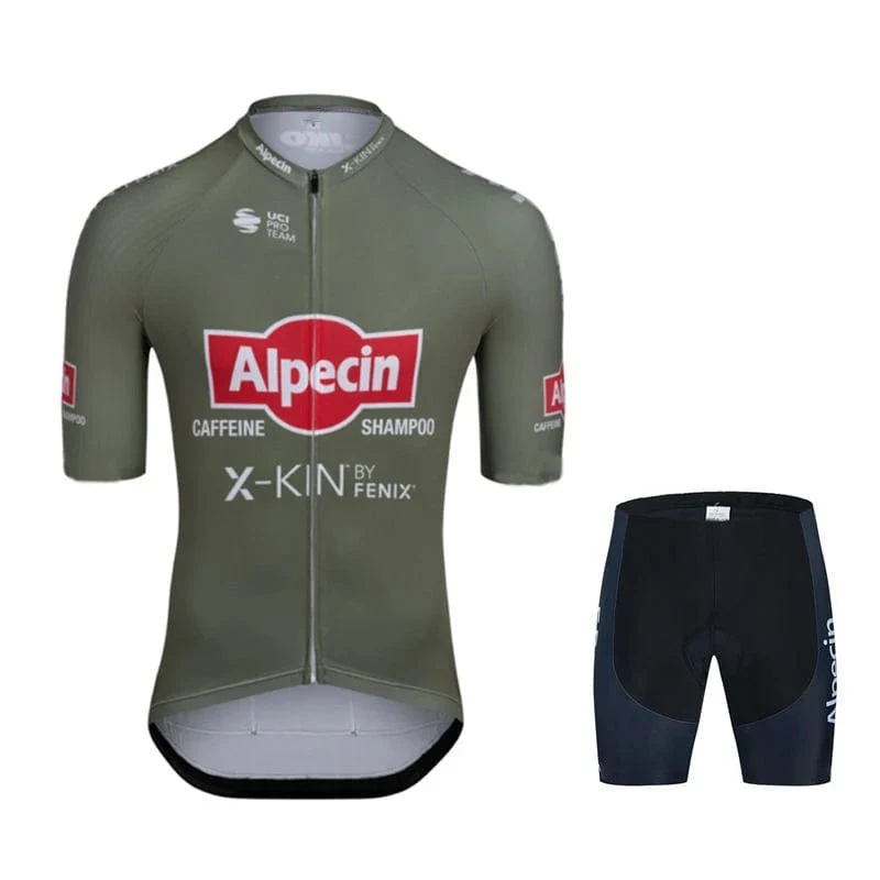 2023 Alpecin Fenix ​​Radfahren Jersey Set männer Rennrad Shirts Anzug Fahrrad Bib Shorts MTB Tragen Maillot Culotte Radfahren Kleidung