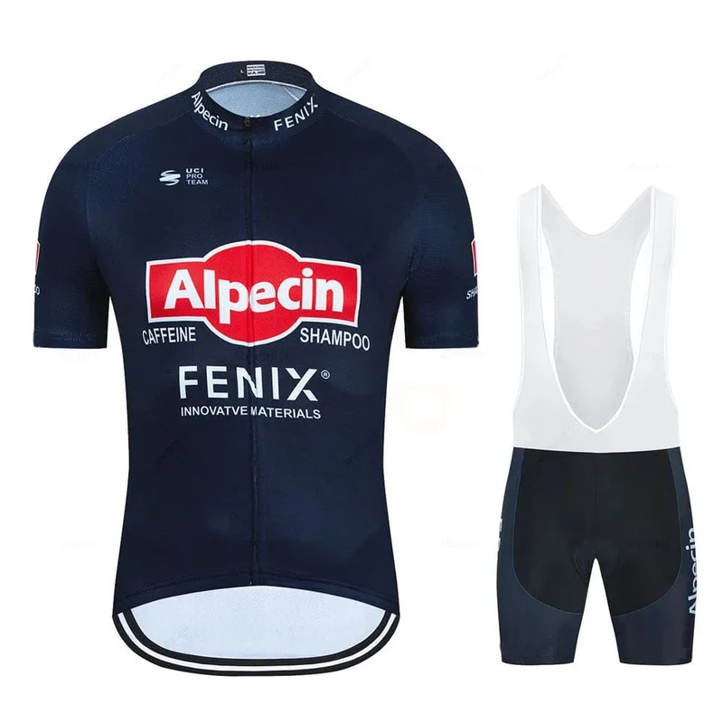 2023 Alpecin Fenix ​​Radfahren Jersey Set männer Rennrad Shirts Anzug Fahrrad Bib Shorts MTB Tragen Maillot Culotte Radfahren Kleidung