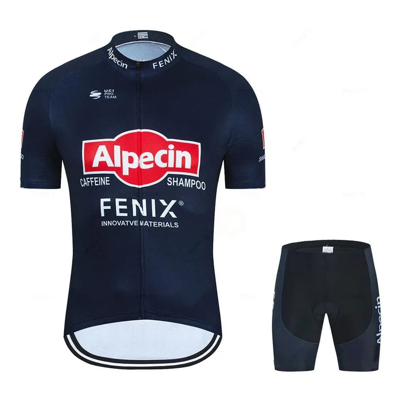 2023 Alpecin Fenix ​​Radfahren Jersey Set männer Rennrad Shirts Anzug Fahrrad Bib Shorts MTB Tragen Maillot Culotte Radfahren Kleidung