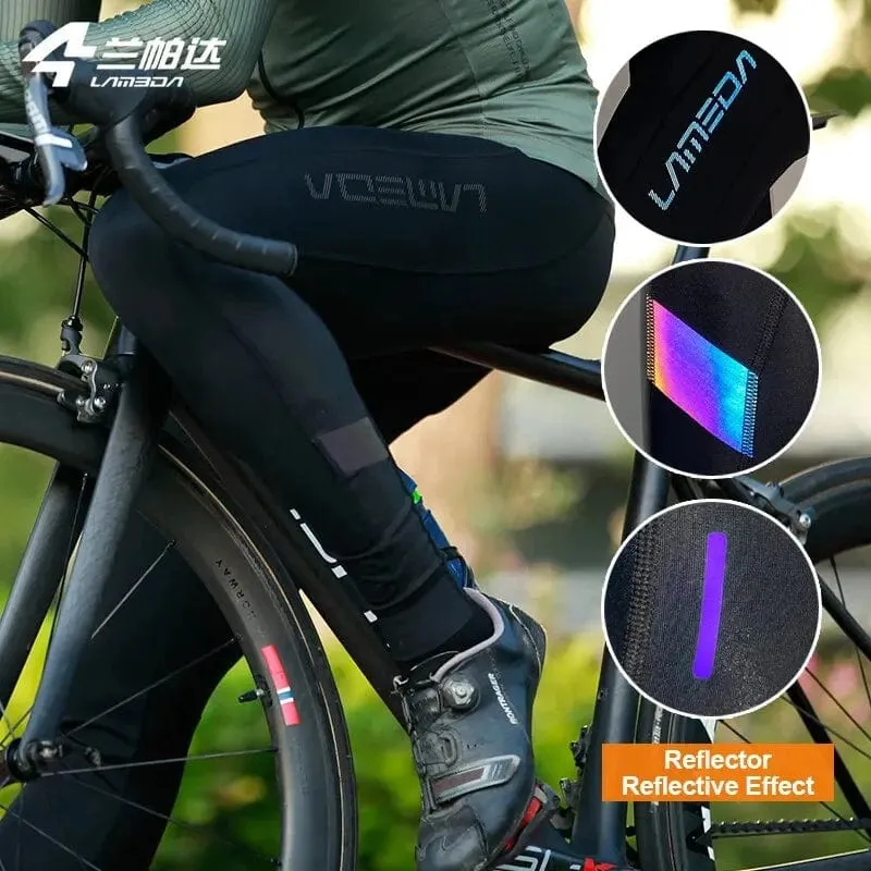 LAMEDA Fahrradhose Herren PRO Bike Lange Hose Coole atmungsaktive Radsport-Trägerhose Quick Dry Bike MTB Ride Enge Hose