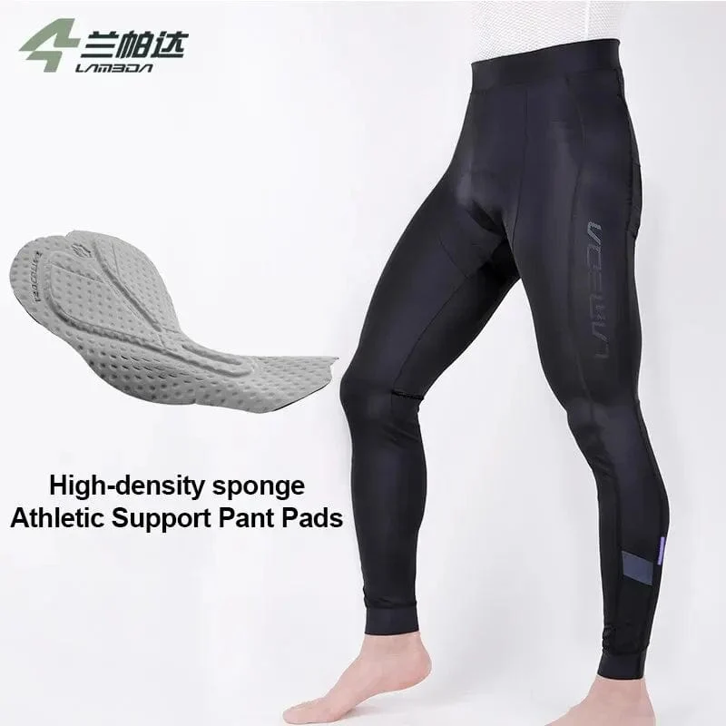 LAMEDA Fahrradhose Herren PRO Bike Lange Hose Coole atmungsaktive Radsport-Trägerhose Quick Dry Bike MTB Ride Enge Hose