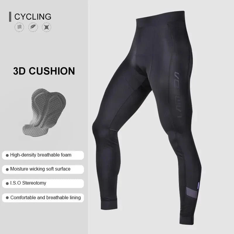 LAMEDA Fahrradhose Herren PRO Bike Lange Hose Coole atmungsaktive Radsport-Trägerhose Quick Dry Bike MTB Ride Enge Hose