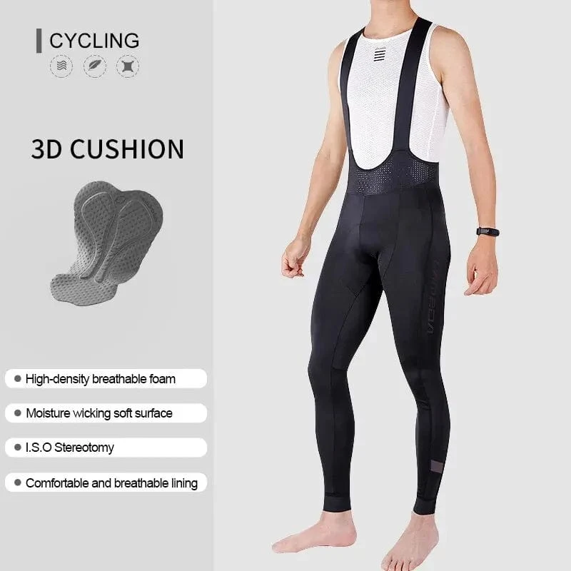 LAMEDA Fahrradhose Herren PRO Bike Lange Hose Coole atmungsaktive Radsport-Trägerhose Quick Dry Bike MTB Ride Enge Hose