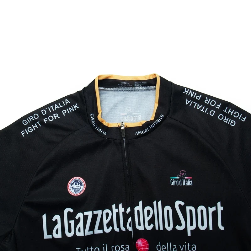 Tour Of Italy Herren-Radtrikot-Sets, kurzärmelig, Fahrradbekleidung, atmungsaktives Radtrikot, Trägerhose