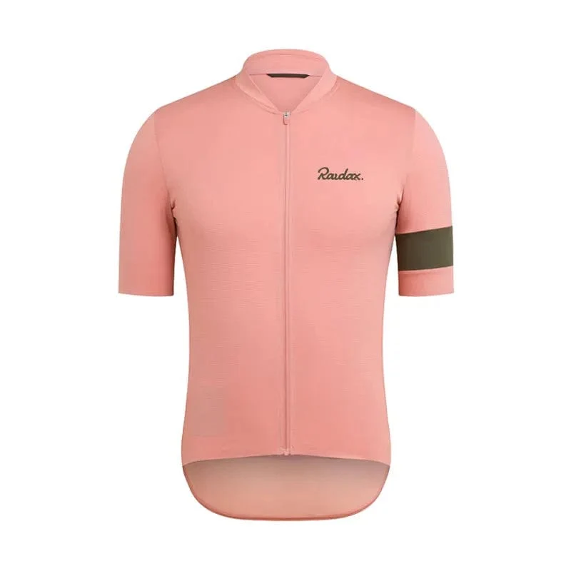 Raudax 2024 Männer Kurzarm Jersey Sets Ropa Ciclismo Hombre Sommer Radfahren Kleidung Triathlon Trägerhose Anzug Fahrrad Uniform