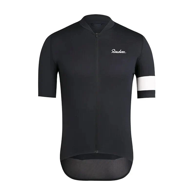 Raudax 2024 Männer Kurzarm Jersey Sets Ropa Ciclismo Hombre Sommer Radfahren Kleidung Triathlon Trägerhose Anzug Fahrrad Uniform