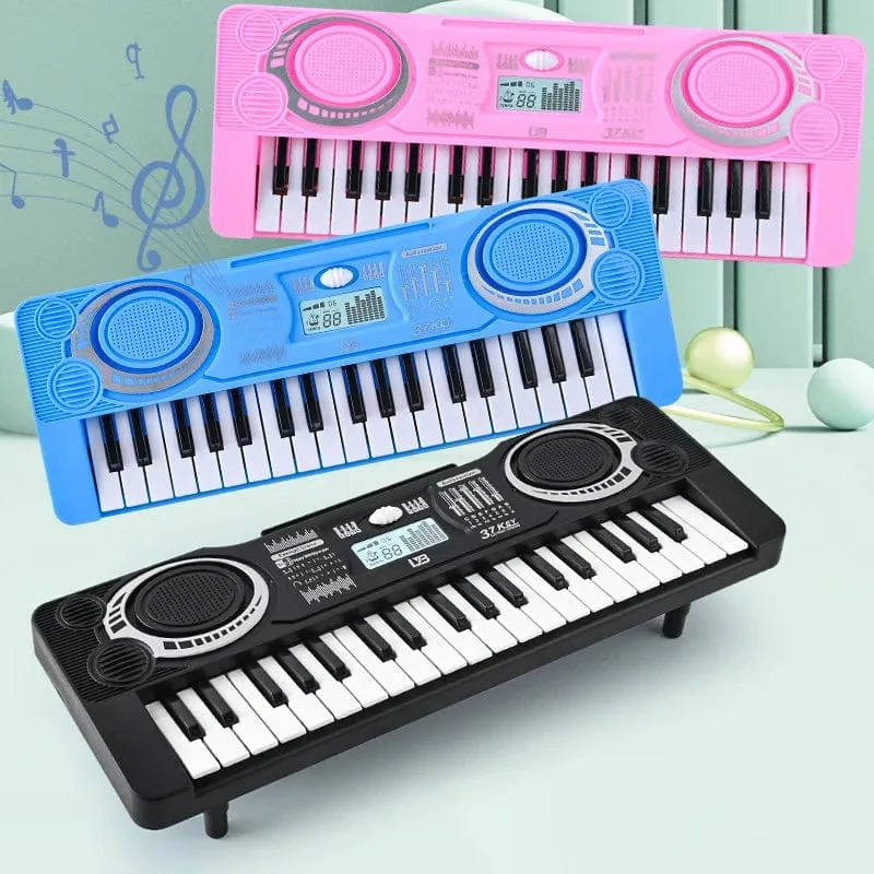 Tragbares digitales Keyboard mit 37 Tasten, LED-Anzeige, digitales elektronisches Klavier, Musikinstrument für Kinder, pädagogisches Spielzeug