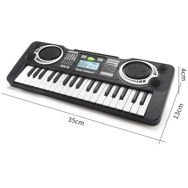 Tragbares digitales Keyboard mit 37 Tasten, LED-Anzeige, digitales elektronisches Klavier, Musikinstrument für Kinder, pädagogisches Spielzeug