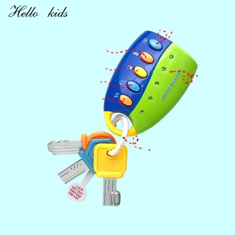 Baby Spielzeug Musical Auto Schlüssel Vocal Smart Remote Auto Stimmen Pretend Spielen Pädagogisches Spielzeug Für Kinder Baby Musik Spielzeug