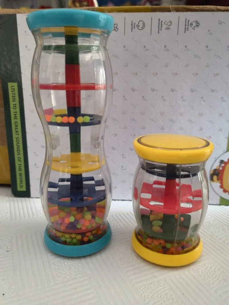 Rainmaker Babyspielzeug Regenstab Musikspielzeug für Babys im Alter von 1 2 3 Jahren Handschüttler Rasselspielzeug Lerninstrument Spielzeug für Kinder