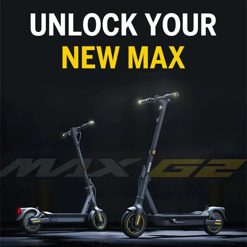 EU-LAGER Original Ninebot von Segway MAX G2 Elektroroller 450 W verbesserter Motor 35 km/h Geschwindigkeit 70 km Reichweite KickScooter Schiff in 24 Stunden