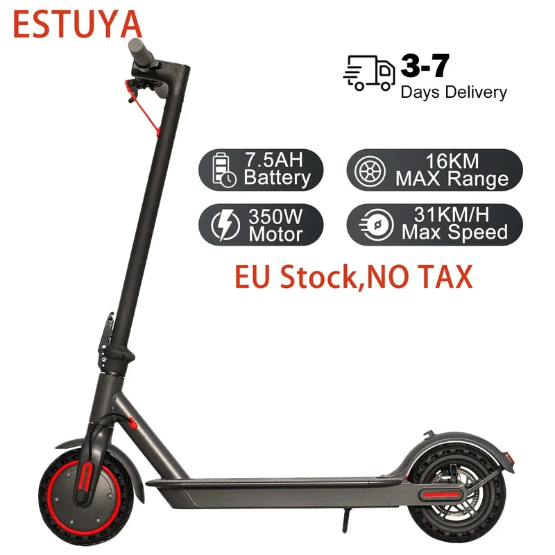 AOVOPRO Elektroroller mit 350/1000 W Motor, 35 km/h Höchstgeschwindigkeit, E-Scooter, 8.5/10 Zoll Reifen, Elektro-Tretroller, 45 km, Roller für Erwachsene