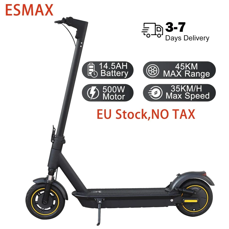 AOVOPRO Elektroroller mit 350/1000 W Motor, 35 km/h Höchstgeschwindigkeit, E-Scooter, 8.5/10 Zoll Reifen, Elektro-Tretroller, 45 km, Roller für Erwachsene