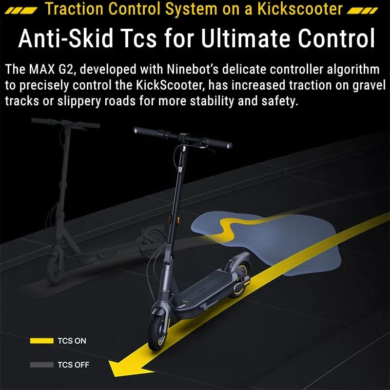 EU-Lager Ninebot By Segway Max G2 Elektroroller 35 km/h Freischaltgeschwindigkeit 70 km Reichweite Update-Motor 450 W Leistungsstarker 25 km/h Kickscooter