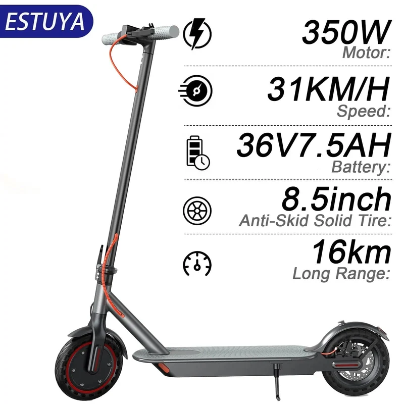 AOVOPRO 350W Elektroroller 31KM/H 8.5 Zoll Reifen Elektro Tretroller 7.5/7.8 AH Erwachsene Smart APP Escooter Kostenloser Versand