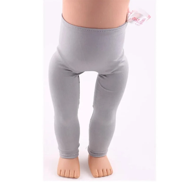 1 Set Puppe Kleidung Leggings Yoga Hosen Zubehör Fit 18 Zoll American Girl Puppe & 43 cm Neugeborenen Baby Puppe unsere Generation Kleidung