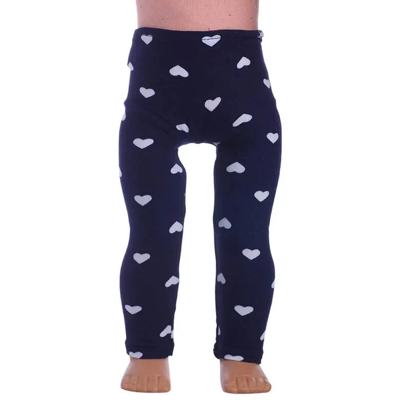 1 Set Puppe Kleidung Leggings Yoga Hosen Zubehör Fit 18 Zoll American Girl Puppe & 43 cm Neugeborenen Baby Puppe unsere Generation Kleidung