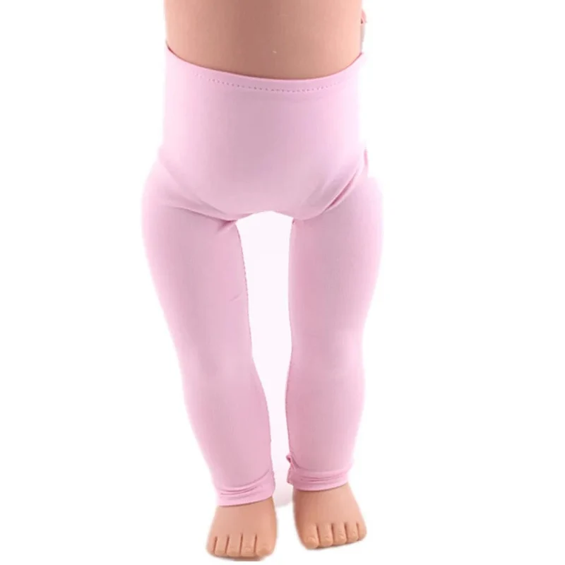 1 Set Puppe Kleidung Leggings Yoga Hosen Zubehör Fit 18 Zoll American Girl Puppe & 43 cm Neugeborenen Baby Puppe unsere Generation Kleidung