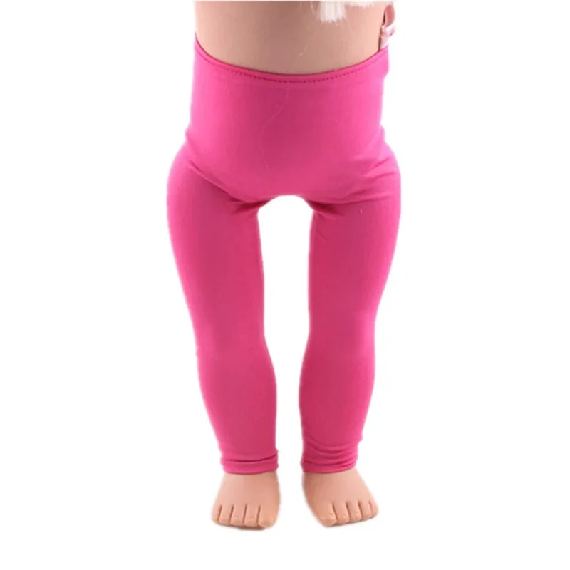 1 Set Puppe Kleidung Leggings Yoga Hosen Zubehör Fit 18 Zoll American Girl Puppe & 43 cm Neugeborenen Baby Puppe unsere Generation Kleidung