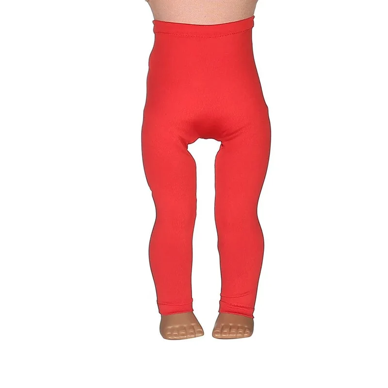 1 Set Puppe Kleidung Leggings Yoga Hosen Zubehör Fit 18 Zoll American Girl Puppe & 43 cm Neugeborenen Baby Puppe unsere Generation Kleidung