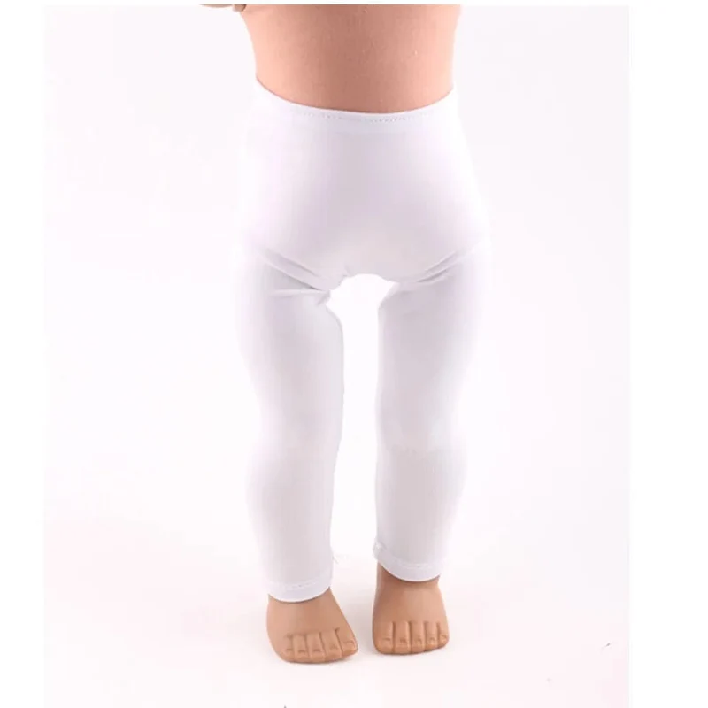 1 Set Puppe Kleidung Leggings Yoga Hosen Zubehör Fit 18 Zoll American Girl Puppe & 43 cm Neugeborenen Baby Puppe unsere Generation Kleidung