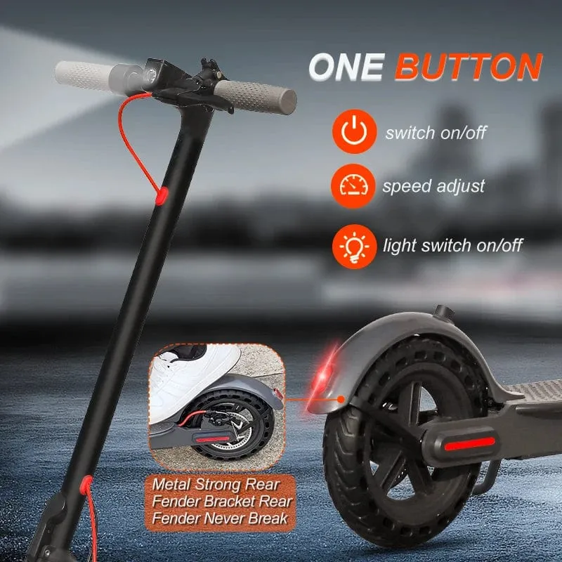 AOVOPRO ES80 M365 Elektroroller 350 W 31 km/h APP Smart Adult Scooter Stoßdämpfung Anti-Rutsch-Klapp-Elektroroller