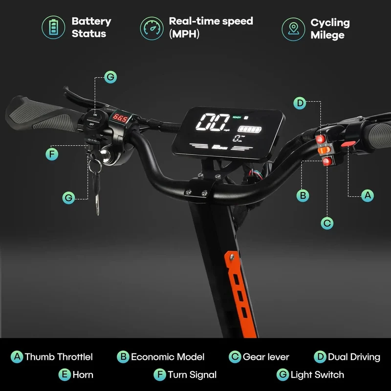 Elektroroller Z36 5600W Doppelmotor 60V 28AH 65KM/H Aluminiumbatterie 11-Zoll-Reifen Escooter zusammenklappbare Offroad-Elektroroller
