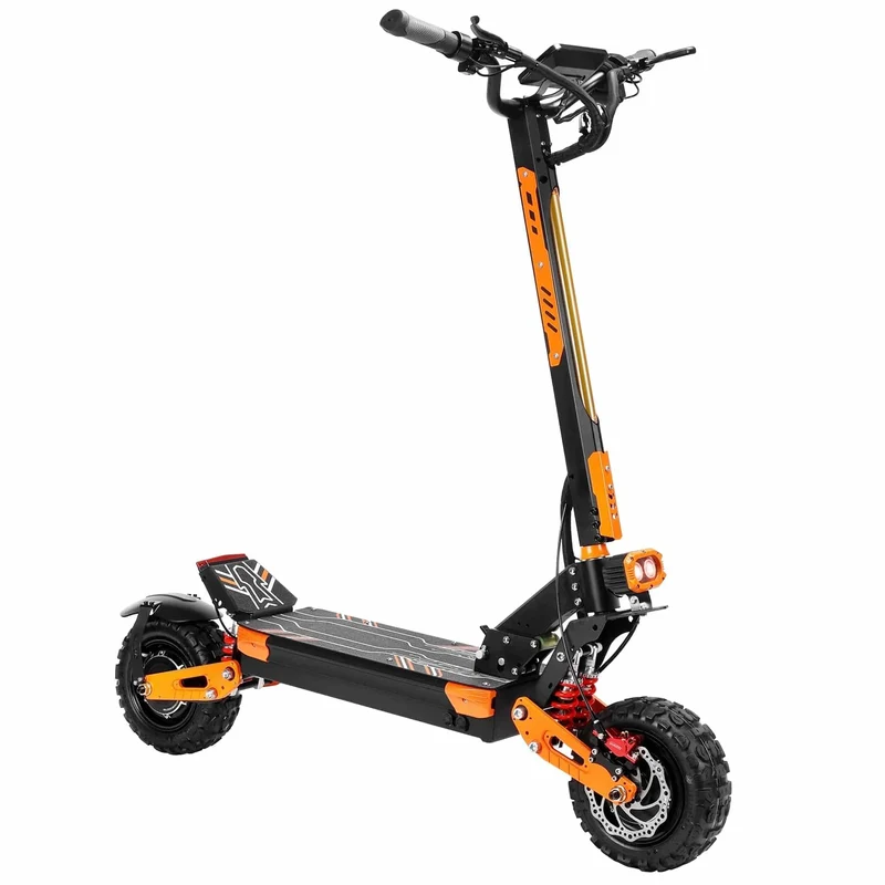 Elektroroller Z36 5600W Doppelmotor 60V 28AH 65KM/H Aluminiumbatterie 11-Zoll-Reifen Escooter zusammenklappbare Offroad-Elektroroller