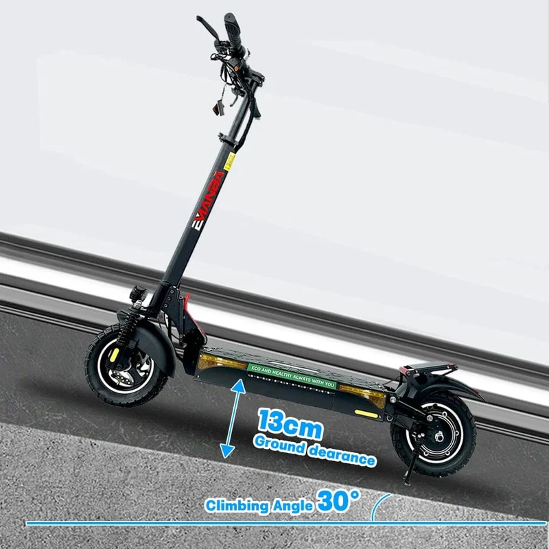 Eu USA Versand 800W 48V Leistungsstarker Elektroroller für Erwachsene 10 Zoll Offroad-Reifen UK Höchstgeschwindigkeit 45-55 km/H Faltbar