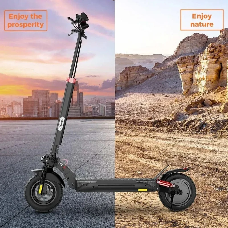 Elektroroller iScooter IX4/IX5/IX6 800W 1000W Leistungsstarker Motor 48V17.5AH Elektro-Trittroller 10 Zoll 11 Zoll Fat Tire E-Scooter