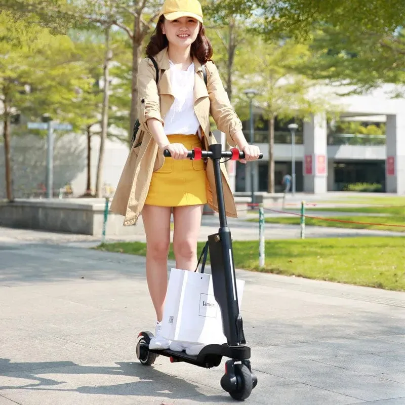 HX X6 zusammenklappbarer Elektroroller, zweirädriger Elektroroller, tragbarer Mini-Rucksack, E-Scooter, Elektrofahrrad, E-Bike