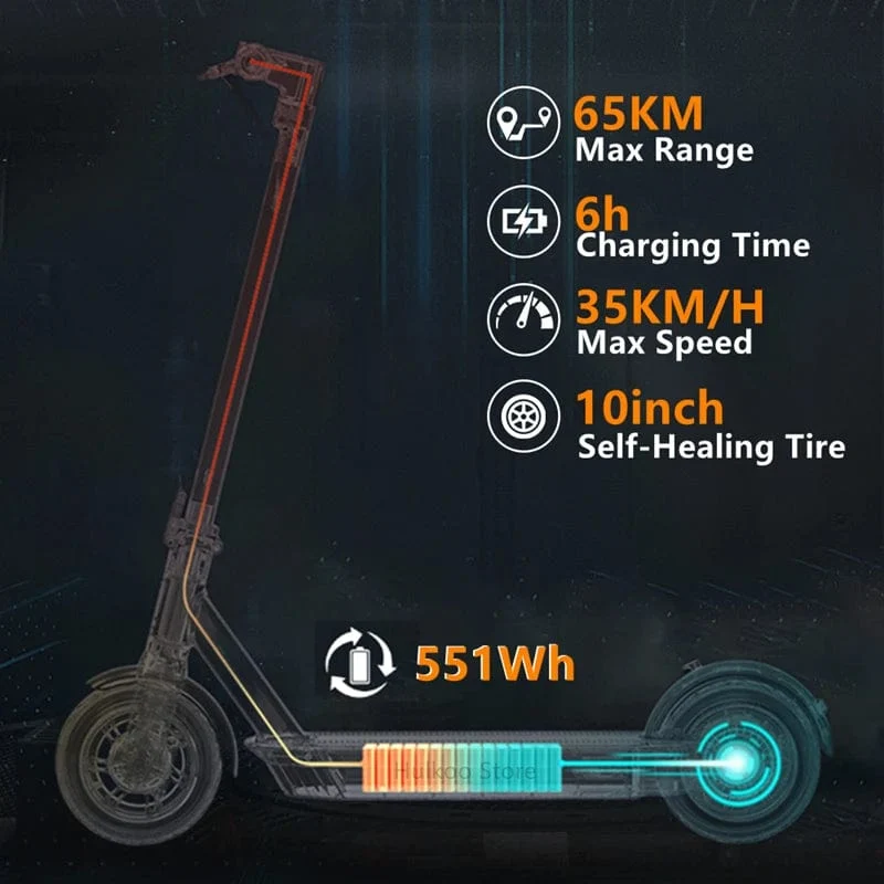 EU-LAGER NINEBOT Max G30 Elektroroller Upgrade-Motor 30 km/h Original Ninebot von Segway G30 G30P Kickscooter 65 km Skateboard