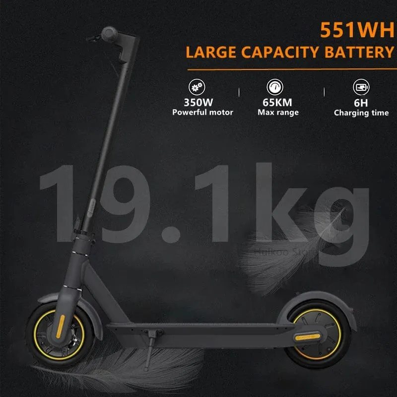 EU-LAGER NINEBOT Max G30 Elektroroller Upgrade-Motor 30 km/h Original Ninebot von Segway G30 G30P Kickscooter 65 km Skateboard