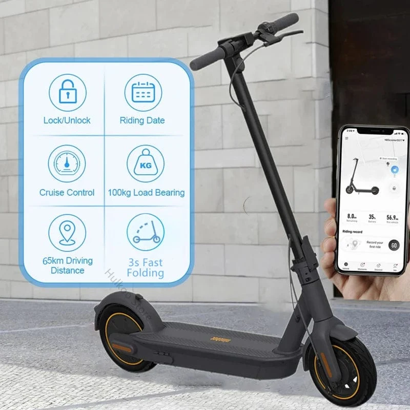 EU-LAGER NINEBOT Max G30 Elektroroller Upgrade-Motor 30 km/h Original Ninebot von Segway G30 G30P Kickscooter 65 km Skateboard