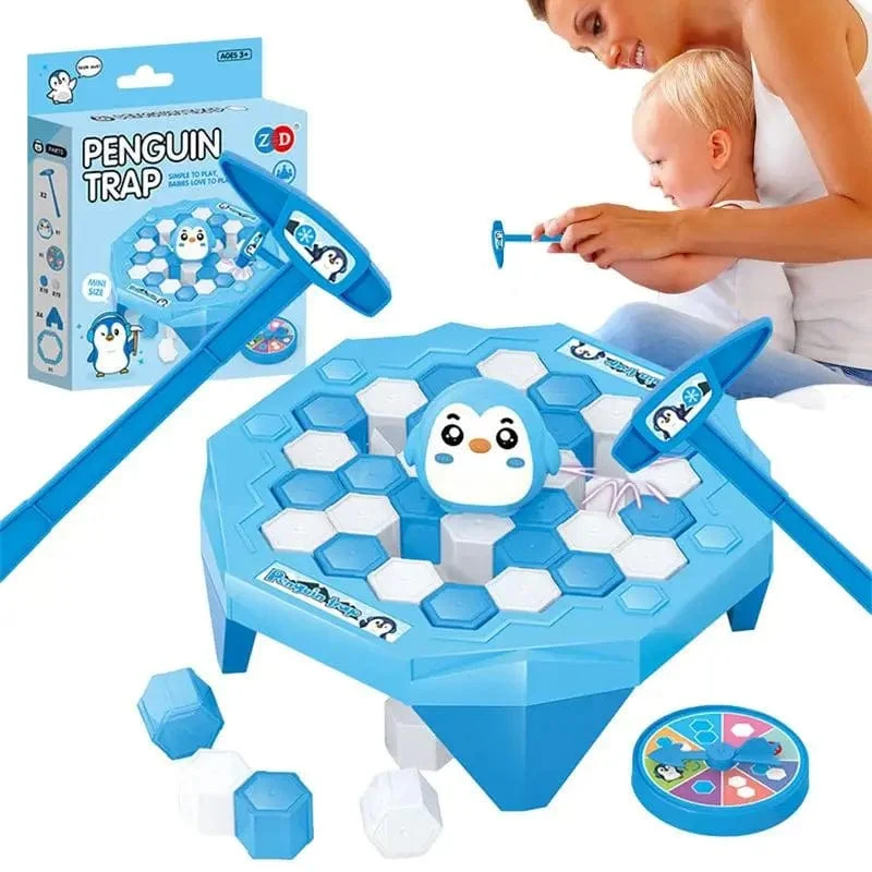 Trend Kinderspielzeug Eltern-Kind-Familienparty Speichern Pinguin Eisblockbrecher Falle Kinder Erwachsene Brettspiel Stressabbau Zappelspielzeug