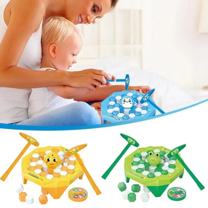 Trend Kinderspielzeug Eltern-Kind-Familienparty Speichern Pinguin Eisblockbrecher Falle Kinder Erwachsene Brettspiel Stressabbau Zappelspielzeug