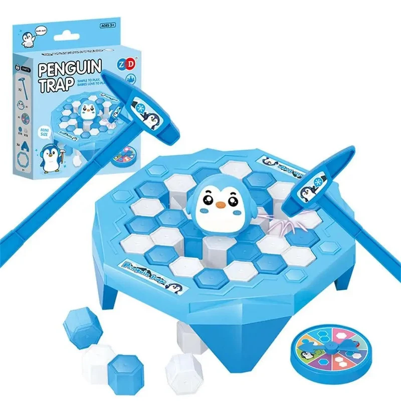 Trend Kinderspielzeug Eltern-Kind-Familienparty Speichern Pinguin Eisblockbrecher Falle Kinder Erwachsene Brettspiel Stressabbau Zappelspielzeug
