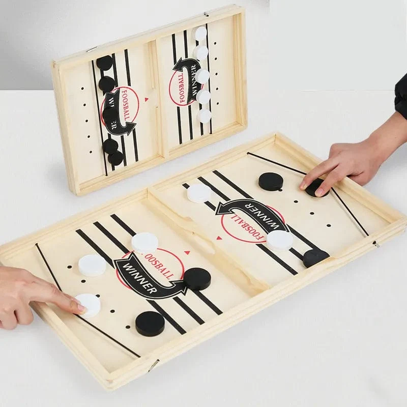 Tischhockey-Tempo-Sling-Brettspiel, schneller Gewinner, Party, Desktop-Kampfschach, Erwachsene, Eltern-Kind-Interaktion, Kinderfamilie