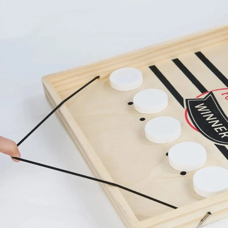 Tischhockey-Tempo-Sling-Brettspiel, schneller Gewinner, Party, Desktop-Kampfschach, Erwachsene, Eltern-Kind-Interaktion, Kinderfamilie
