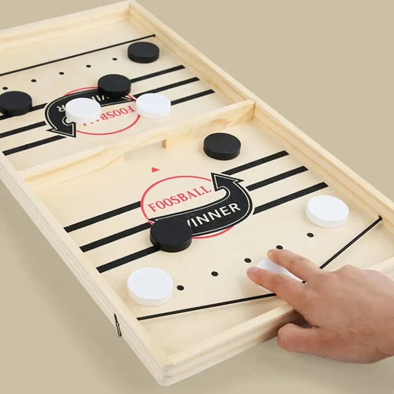 Tischhockey-Tempo-Sling-Brettspiel, schneller Gewinner, Party, Desktop-Kampfschach, Erwachsene, Eltern-Kind-Interaktion, Kinderfamilie