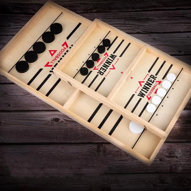 Tischhockey-Tempo-Sling-Brettspiel, schneller Gewinner, Party, Desktop-Kampfschach, Erwachsene, Eltern-Kind-Interaktion, Kinderfamilie